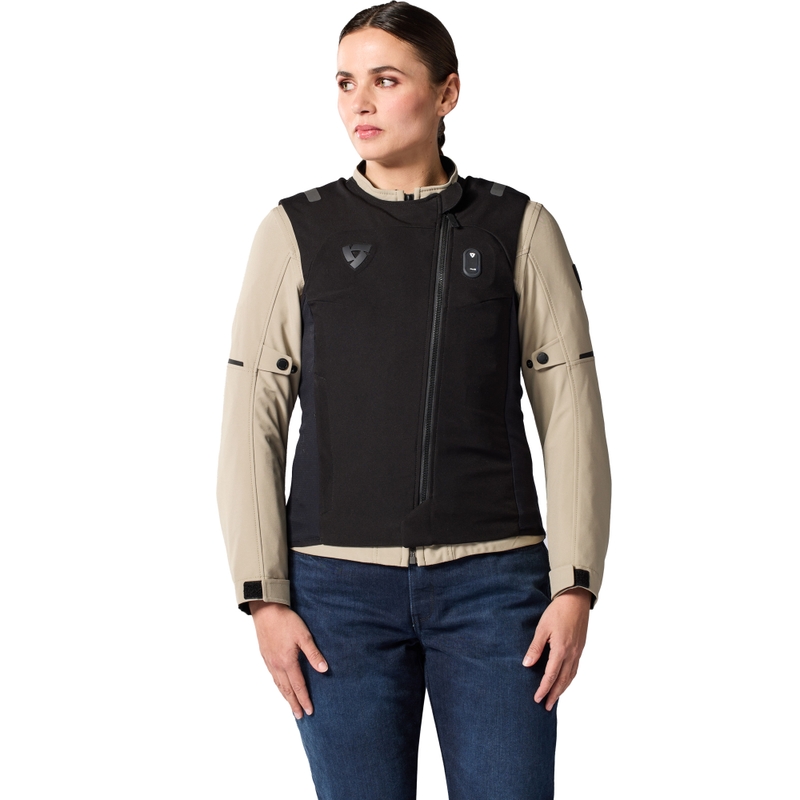 Dámská airbagová vesta na motorku Revit Avertum Street Tech-Air® černá