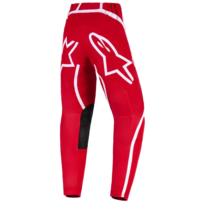 Dětské motokrosové kalhoty Alpinestars Fluid Apex červeno-bílé