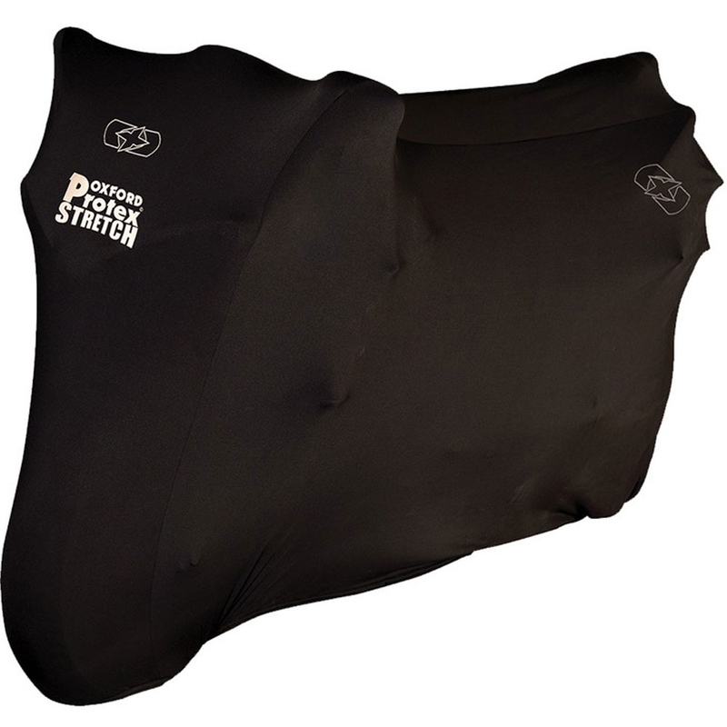Plachta na motorku Oxford Protex Stretch Indoor interiérová černá