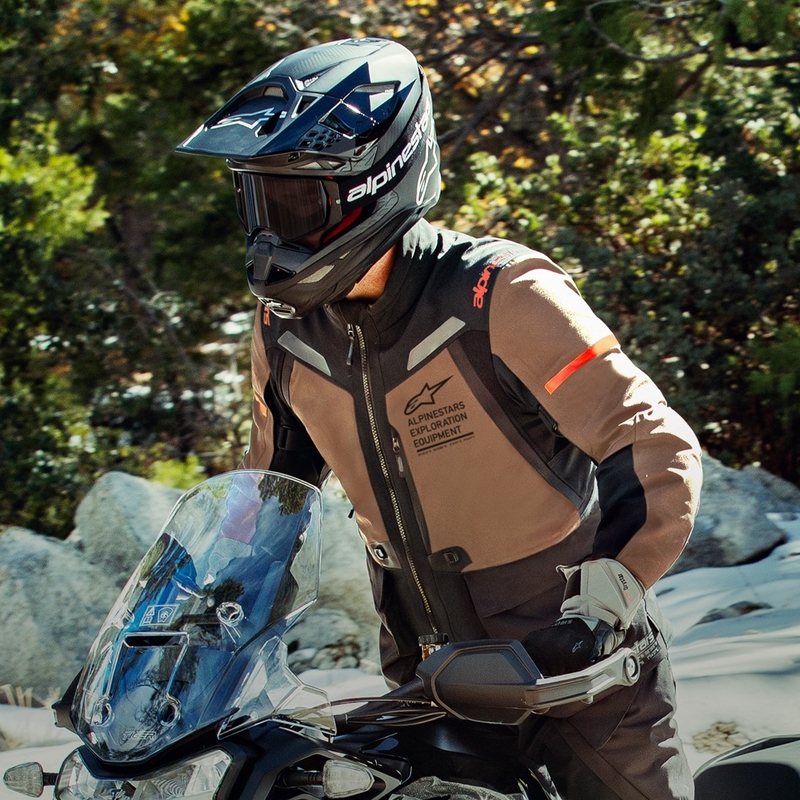 Bunda Alpinestars ST-7 Gore-Tex hnědo-černá