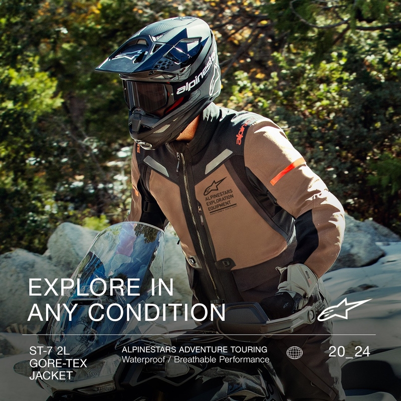 Bunda Alpinestars ST-7 Gore-Tex hnědo-černá