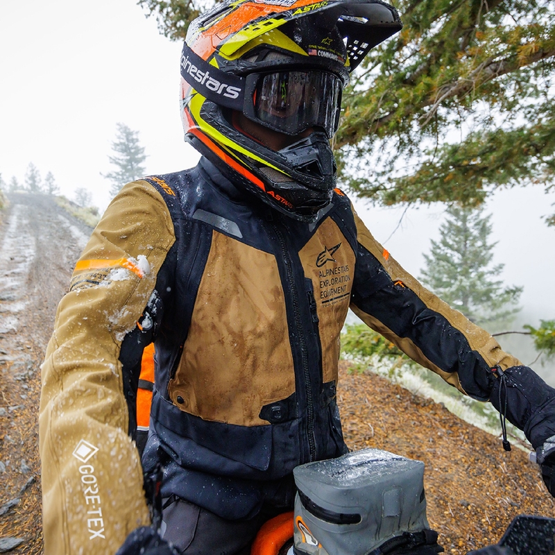 Bunda Alpinestars ST-7 Gore-Tex hnědo-černá
