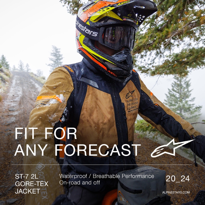 Bunda Alpinestars ST-7 Gore-Tex hnědo-černá