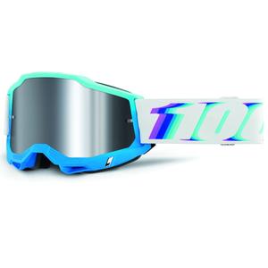Motokrosové brýle 100% Accuri Stamino se stříbrným zrcadlovým plexi