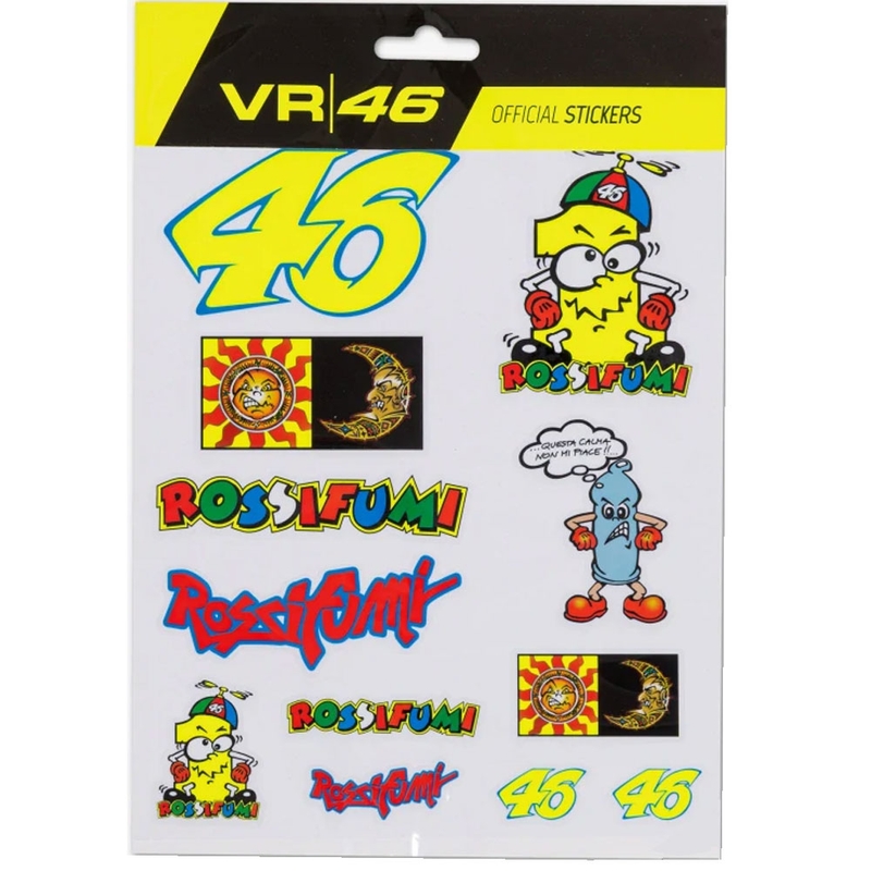 Sada nálepek VR46 Valentino Rossi - Heritage