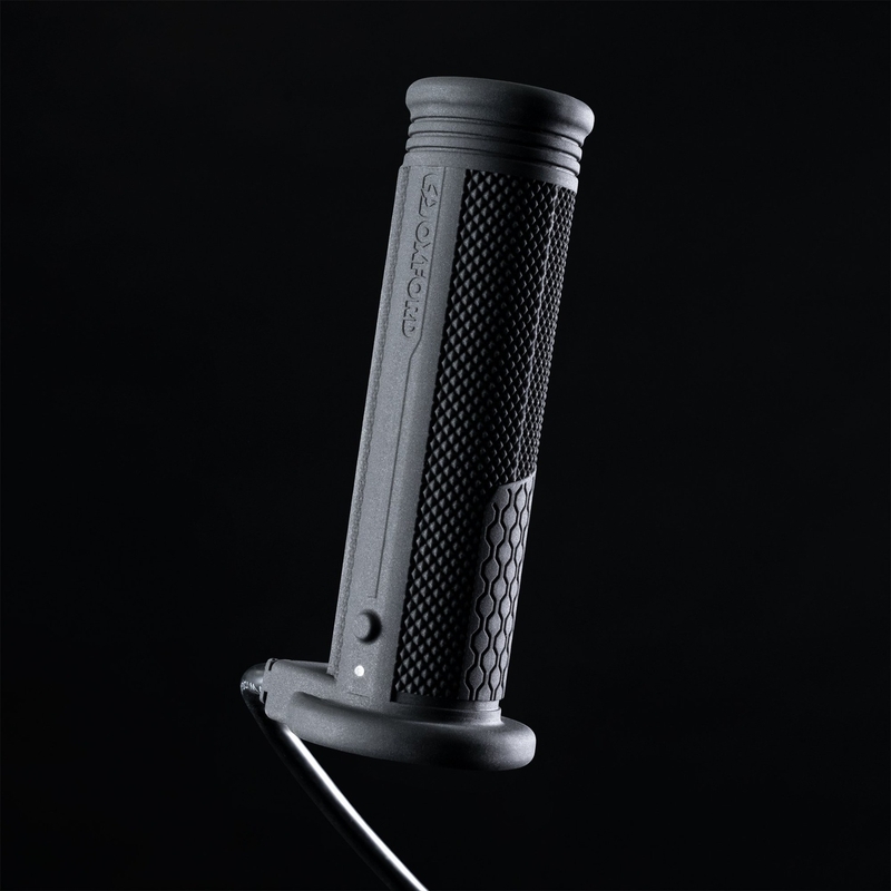 Vyhřívané gripy Oxford Hotgrips PRO Adventure s integrovaným ovládáním v rámci gripu