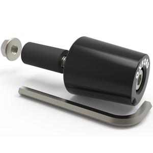 Závaží řídítek Oxford Bar Ends 3 s redukcí černé 1 pár