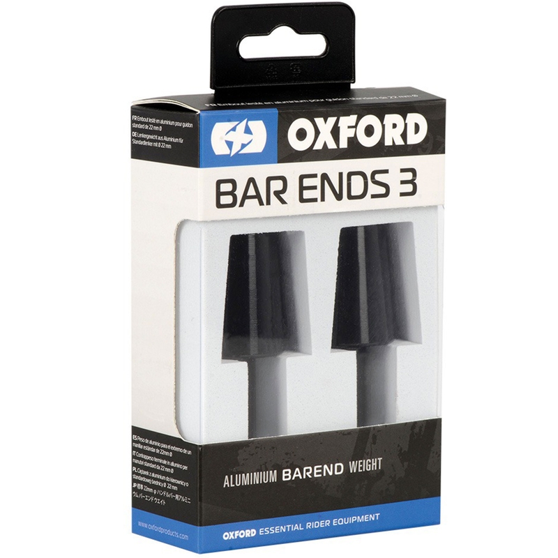 Závaží řídítek Oxford Bar Ends 3 s redukcí černé 1 pár