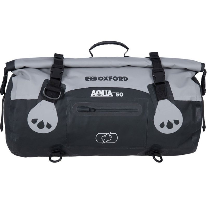 Vodotěsný vak Oxford Aqua T-50 Roll Bag 50 l černo-šedý