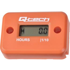 Měřič motohodin Q-TECH  oranžový