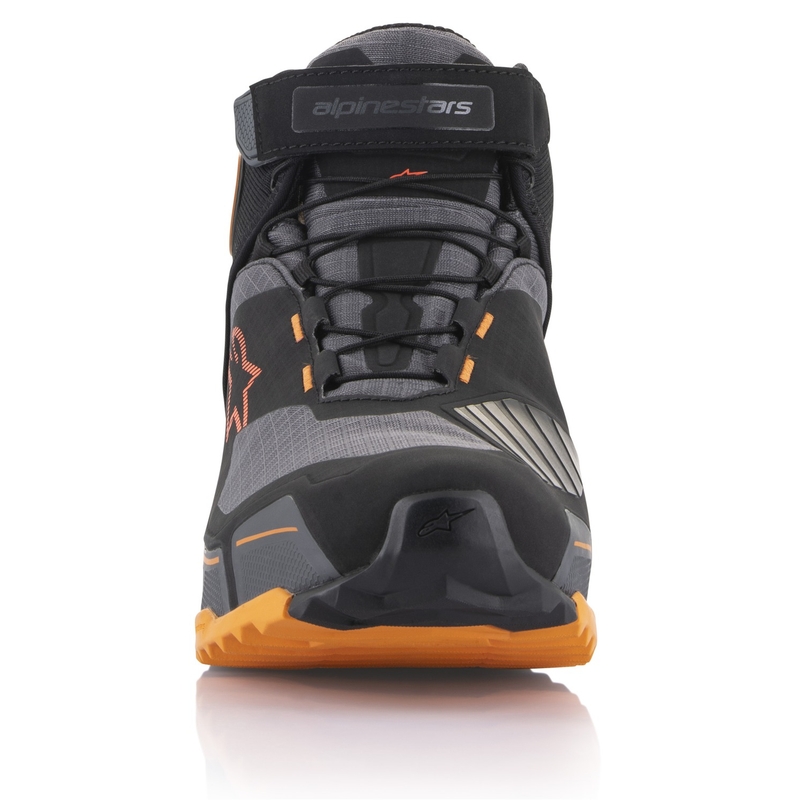 Boty na motorku Alpinestars CR-X Drystar černo-hnědo-oranžové
