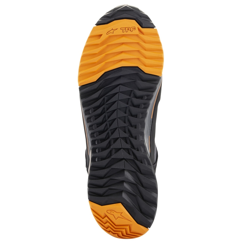 Boty na motorku Alpinestars CR-X Drystar černo-hnědo-oranžové
