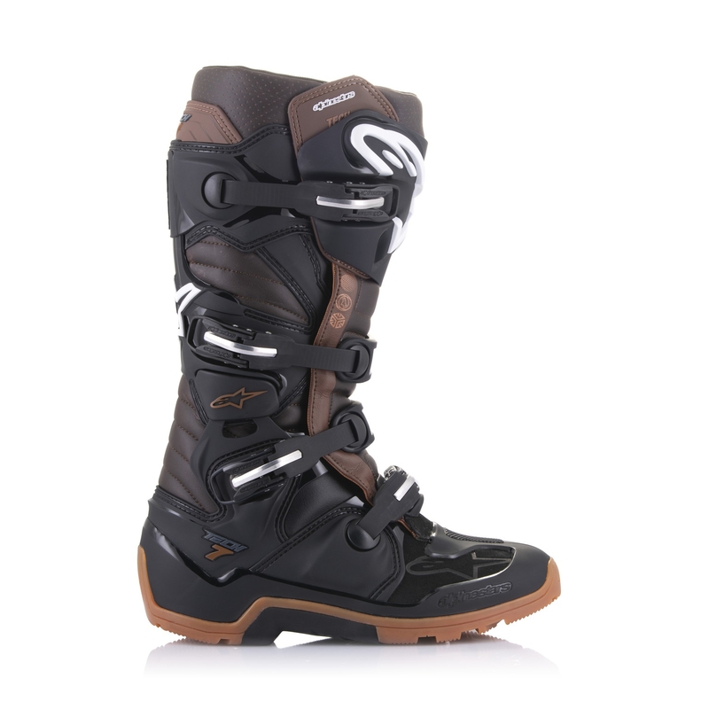 Boty na motorku Alpinestars Tech 7 Enduro černo-tmavě hnědé