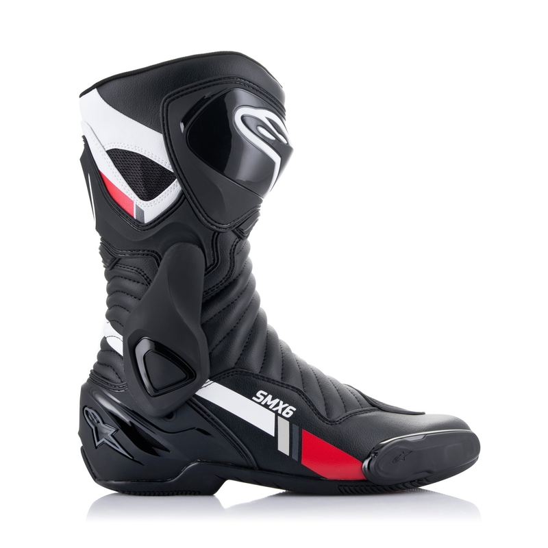 Boty na motorku Alpinestars S-MX 6 černo-bílo-šedo-červené