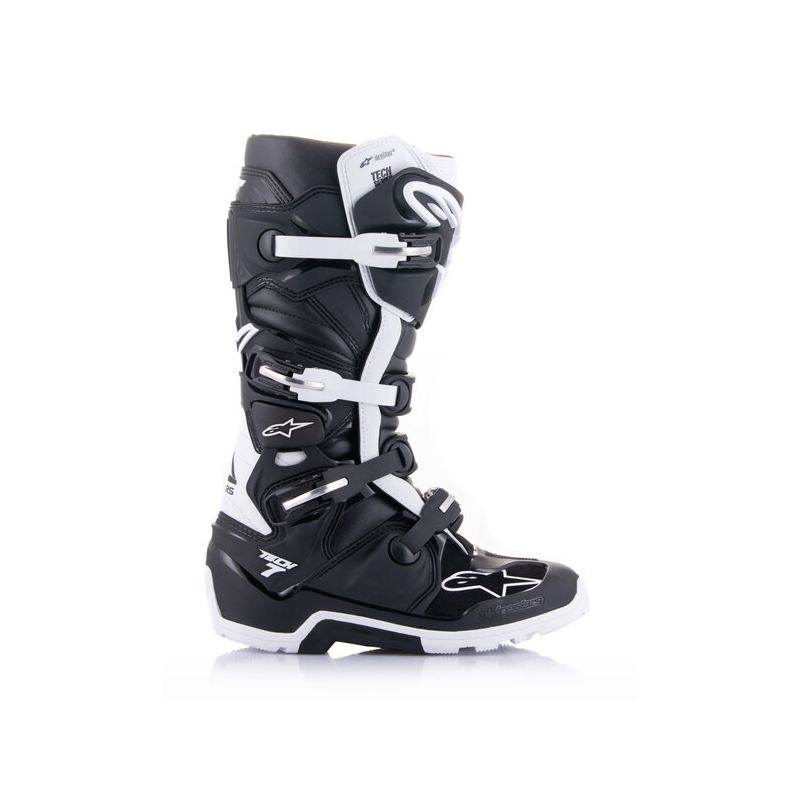 Boty na motorku Alpinestars Tech 7 Enduro Drystar černo-bílé
