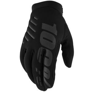 Motokrosové rukavice 100% - USA BRISKER černé