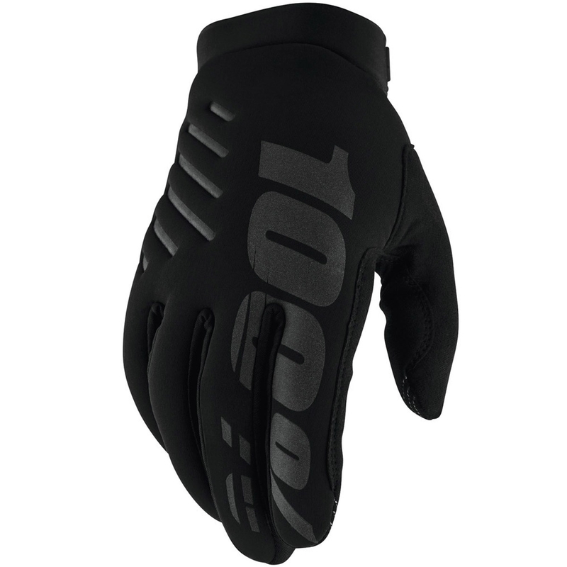Dětské motokrosové rukavice 100% - USA BRISKER černé