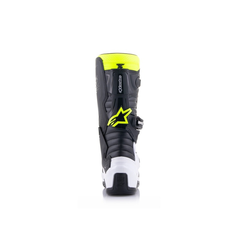 Dětské boty na motorku Alpinestars Tech 7 S černo-bílo-žluto fluo-modré