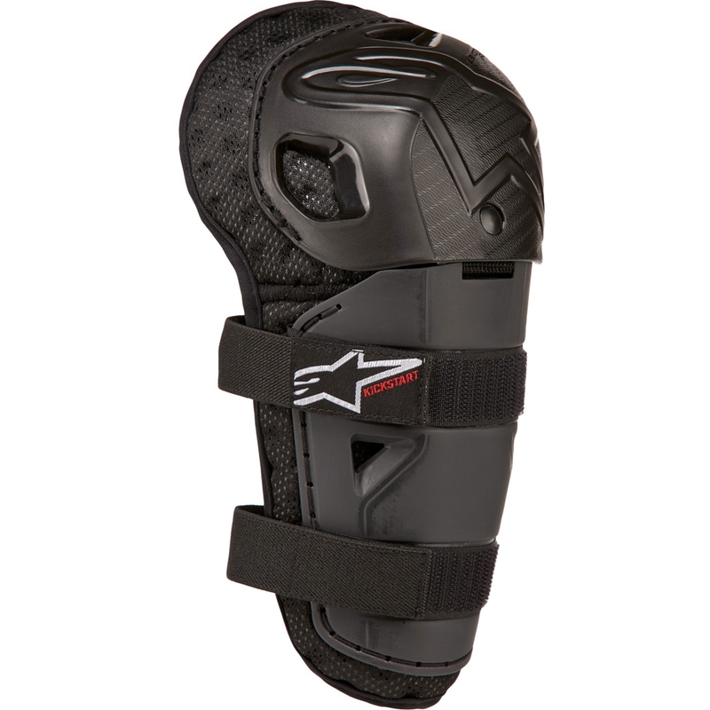 Dětské chrániče kolen Alpinestars Bionic Kickstart černo-červené