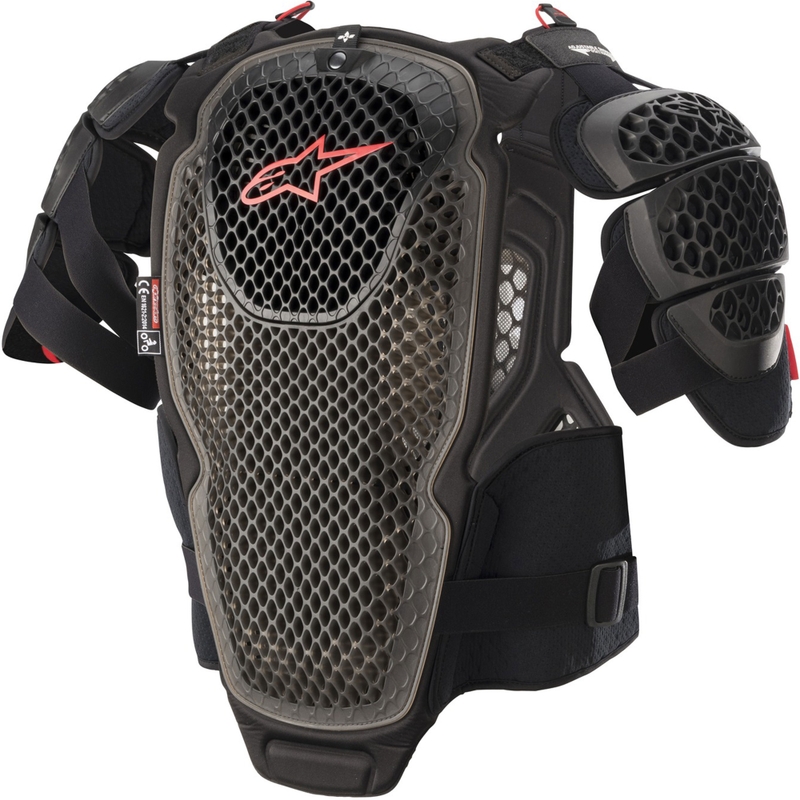 Chránič těla Alpinestars A-6 černo-antracitovo-červená