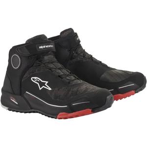 Boty na motorku Alpinestars CR-X Drystar černo maskáčovo-červené