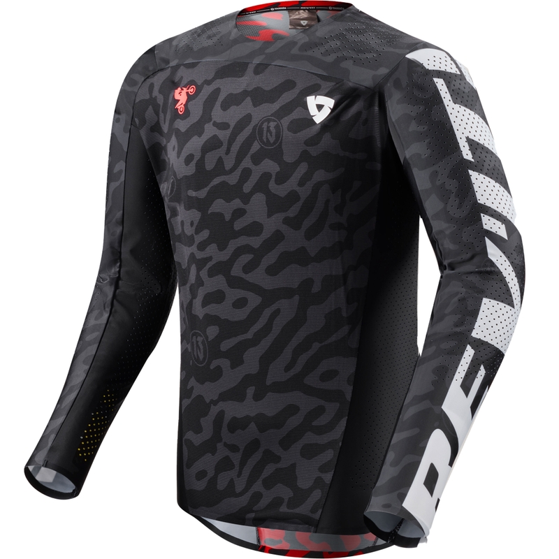 Motokrosový dres Revit Thirteen černý