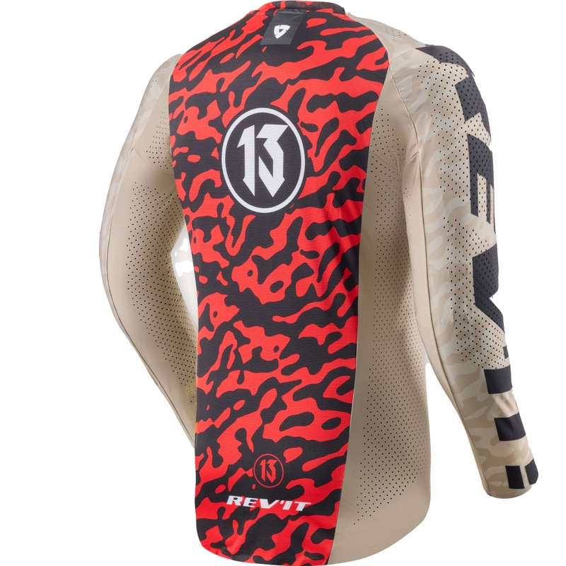 Motokrosový dres Revit Thirteen pískový