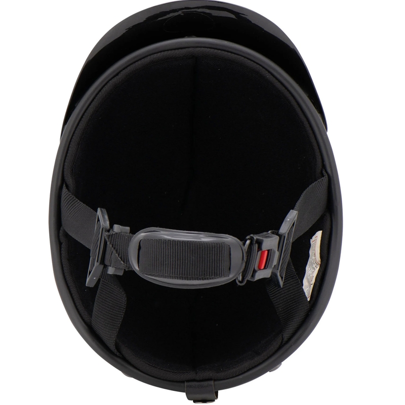 Helma na motorku Louis Braincap černá