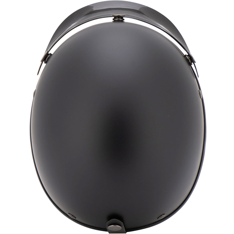 Helma na motorku Louis Braincap černá