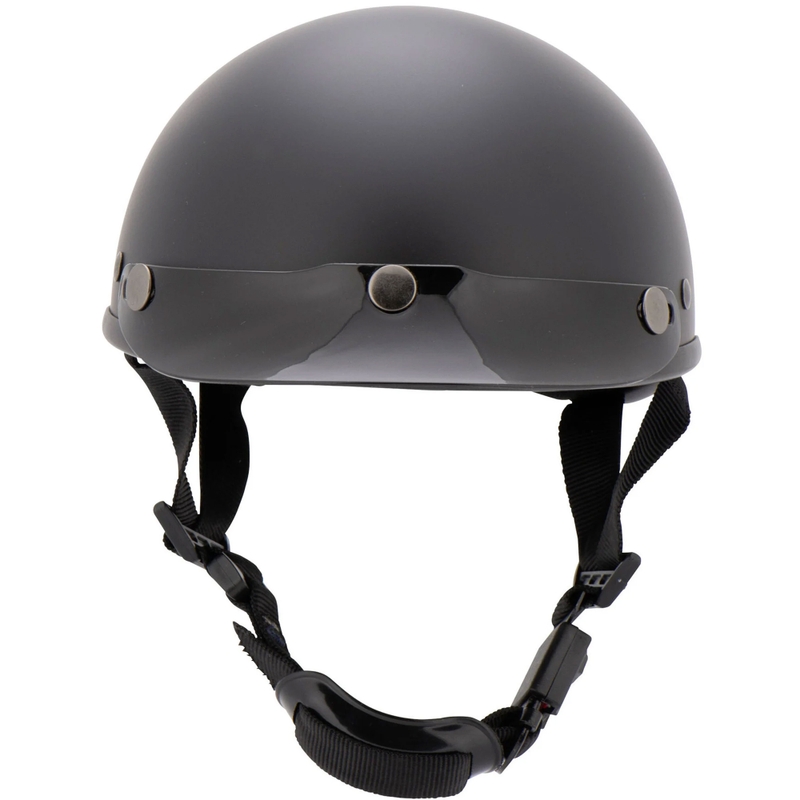 Helma na motorku Louis Braincap černá