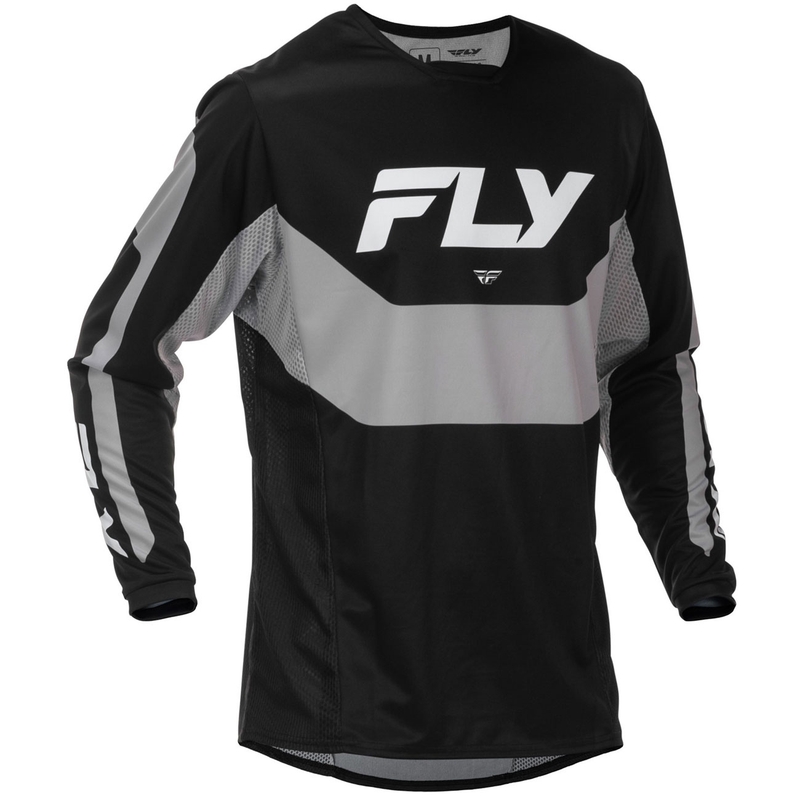 Motokrosový dres FLY Racing Kinetic USA černo-šedý