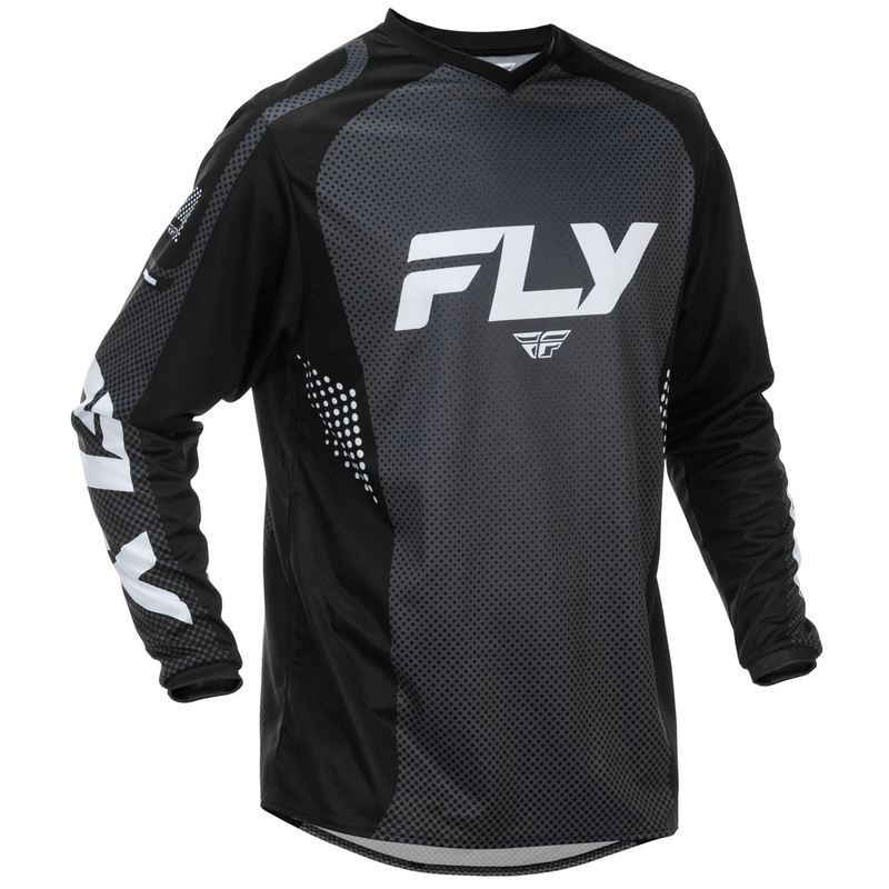 Motokrosový dres FLY Racing F-16 černo-bílý