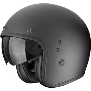 Otevřená helma na motorku Scorpion Belfast EVO Solid matná perleťově černá