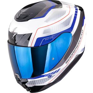 Integrální helma na motorku Scorpion EXO-391 Leo bílo-modrá