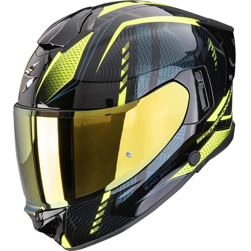 Integrální helma na motorku Scorpion EXO-530 Air Theras černo-fluo žlutá