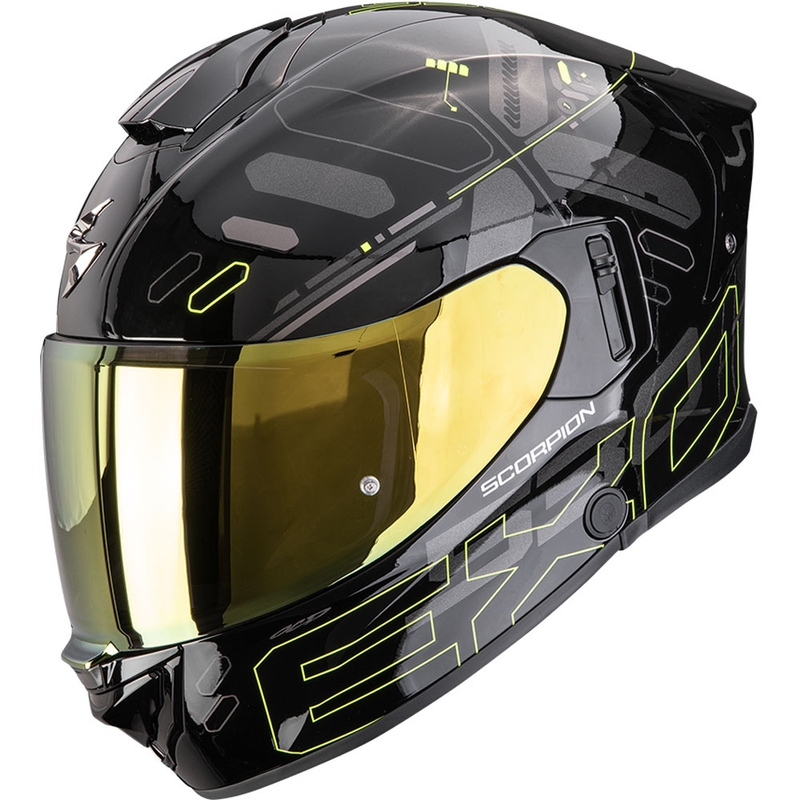 Integrální helma na motorku Scorpion EXO-530 Air Fond černo-fluo žlutá