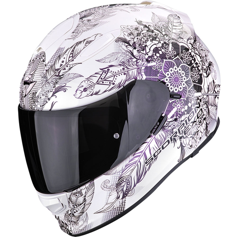 Integrální helma na motorku Scorpion EXO-491 Dream bílá chameleon