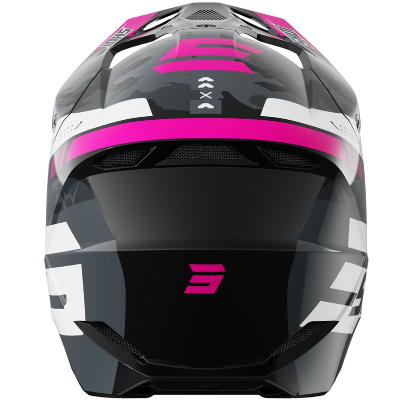 Motokrosová helma Shot Furious Flash lesklá růžová