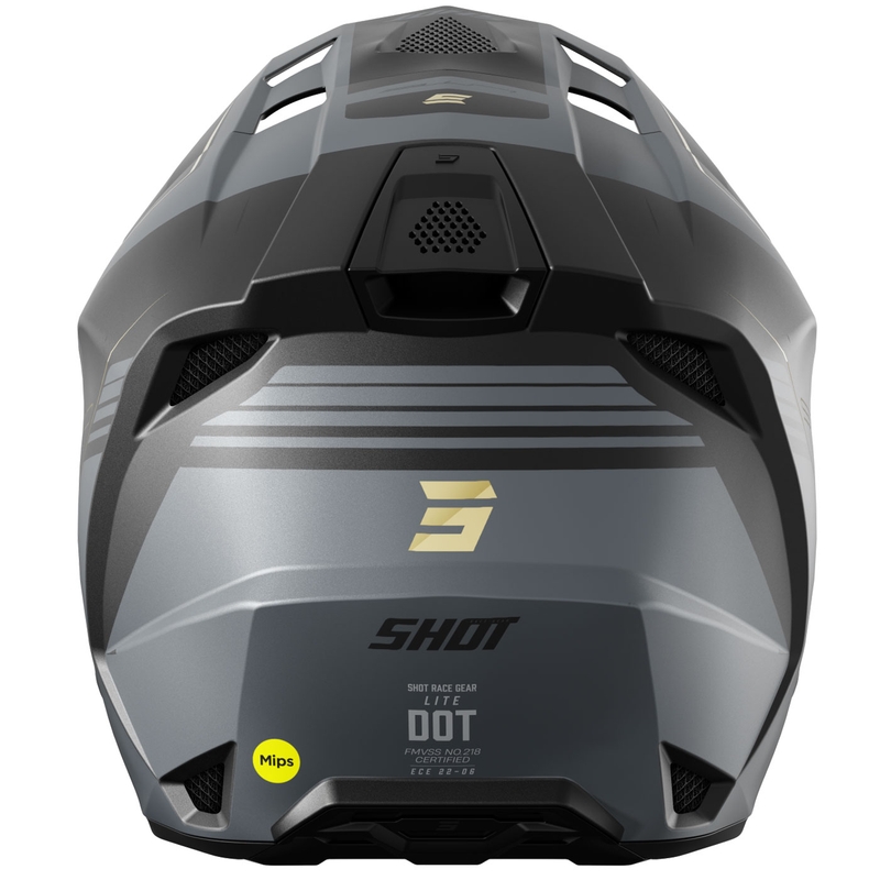 Motokrosová helma Shot Lite S10 matná černo-šedá