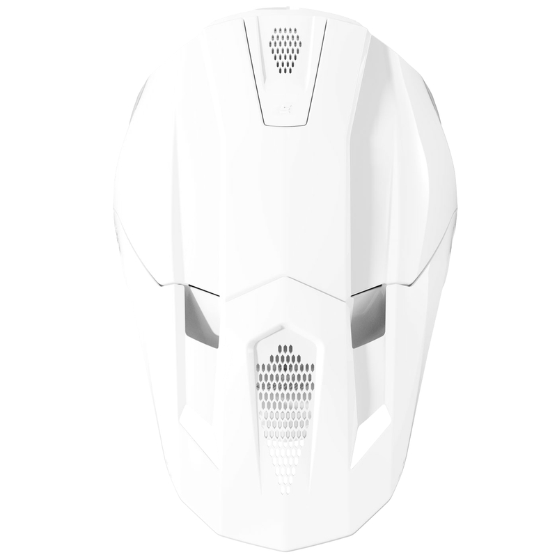 Motokrosová helma Shot Lite Solid lesklá bílá