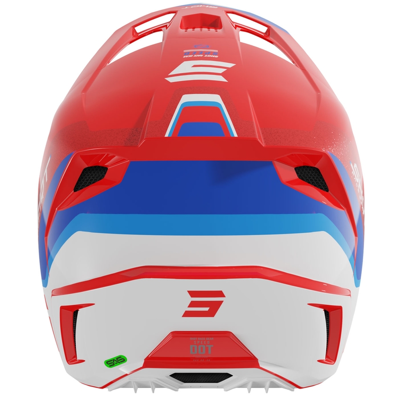 Motokrosová přilba Shot Speed Atomic perleťově červená