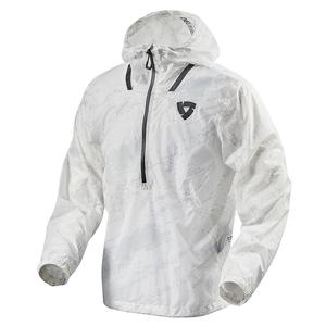 Moto bunda do deště Revit Rain Smock Barrier bílá