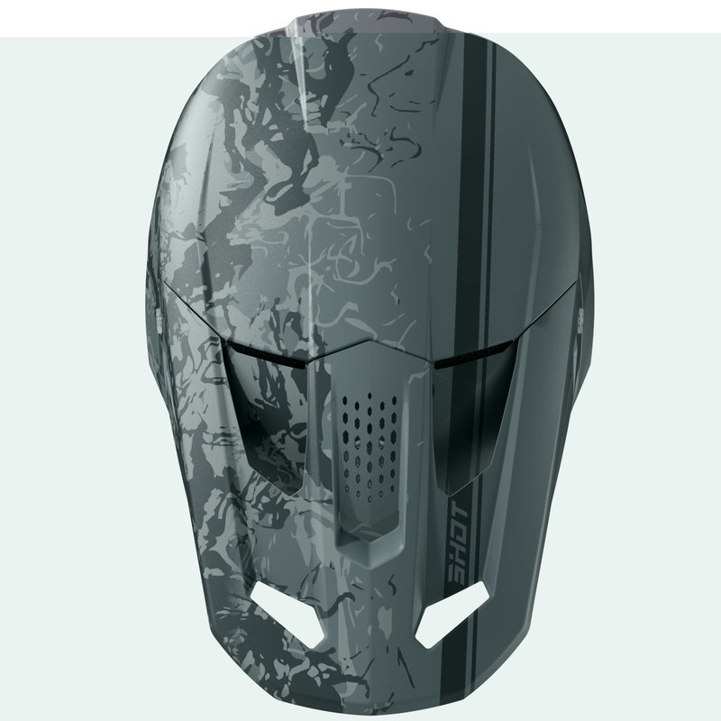 Motokrosová přilba Shot Speed Battle matná šedá