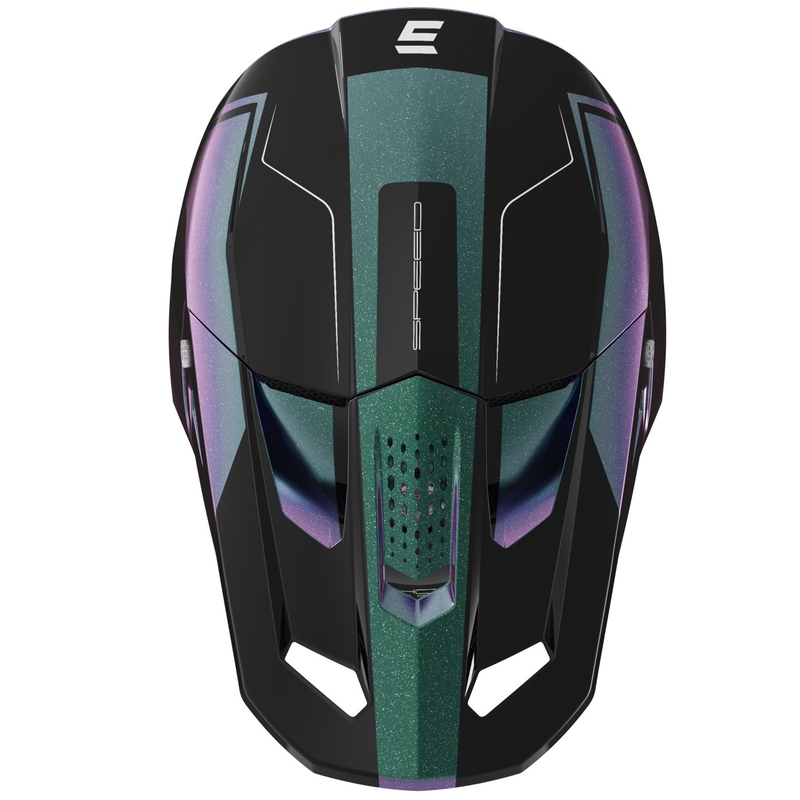 Motokrosová přilba Shot Speed Fury lesklá cameleon