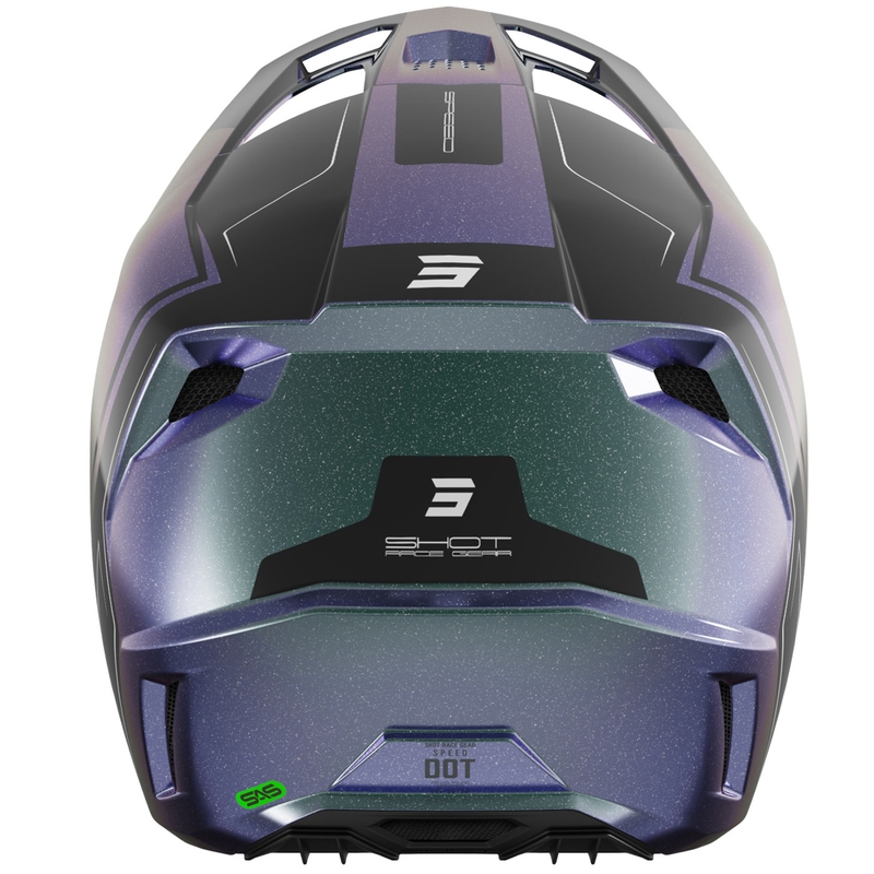 Motokrosová přilba Shot Speed Fury lesklá cameleon