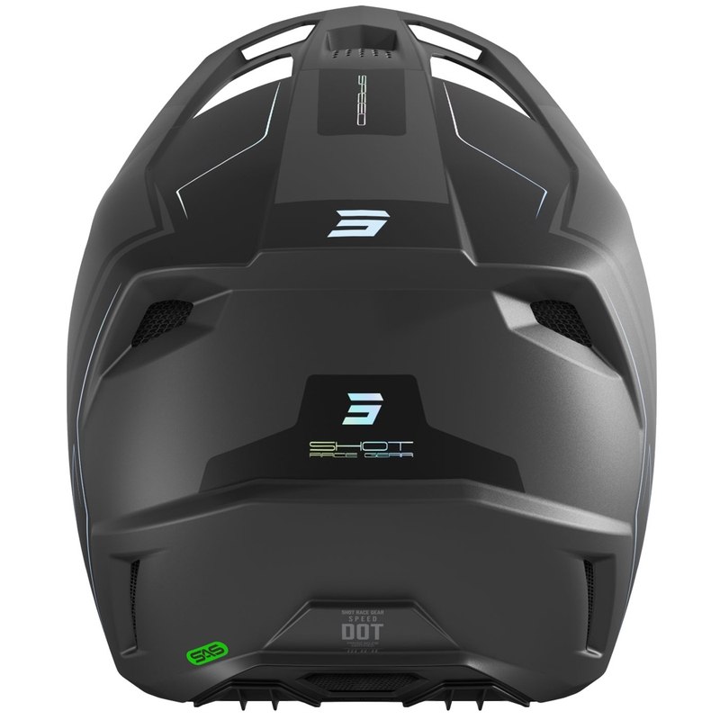 Motokrosová přilba Shot Speed Fury matná šedá