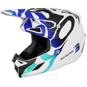 Motokrosová přilba Shot Speed Ghost lesklá modrá
