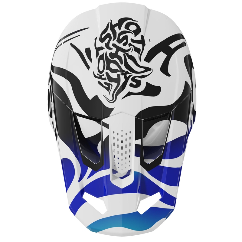 Motokrosová přilba Shot Speed Ghost lesklá modrá