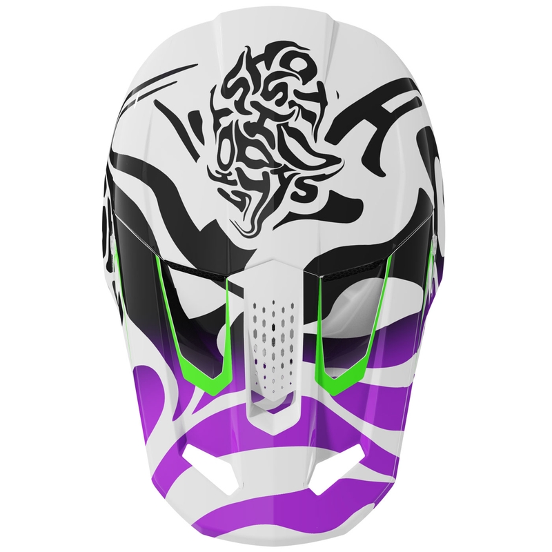 Motokrosová přilba Shot Speed Ghost lesklá fialová