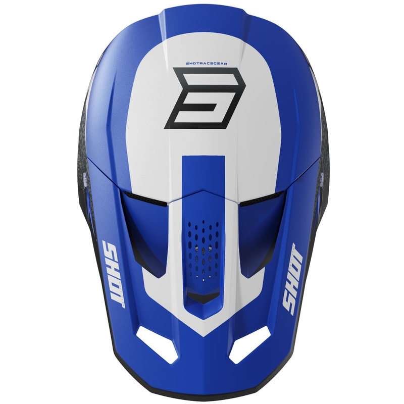 Motokrosová přilba Shot Speed Hybrid matná modrá
